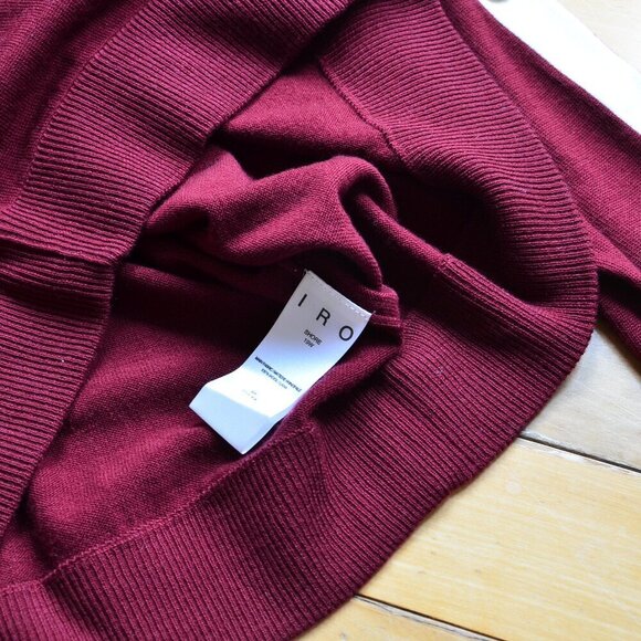 IRO Side Buttoned Wool Sweater Size S - Picture 9 of 13